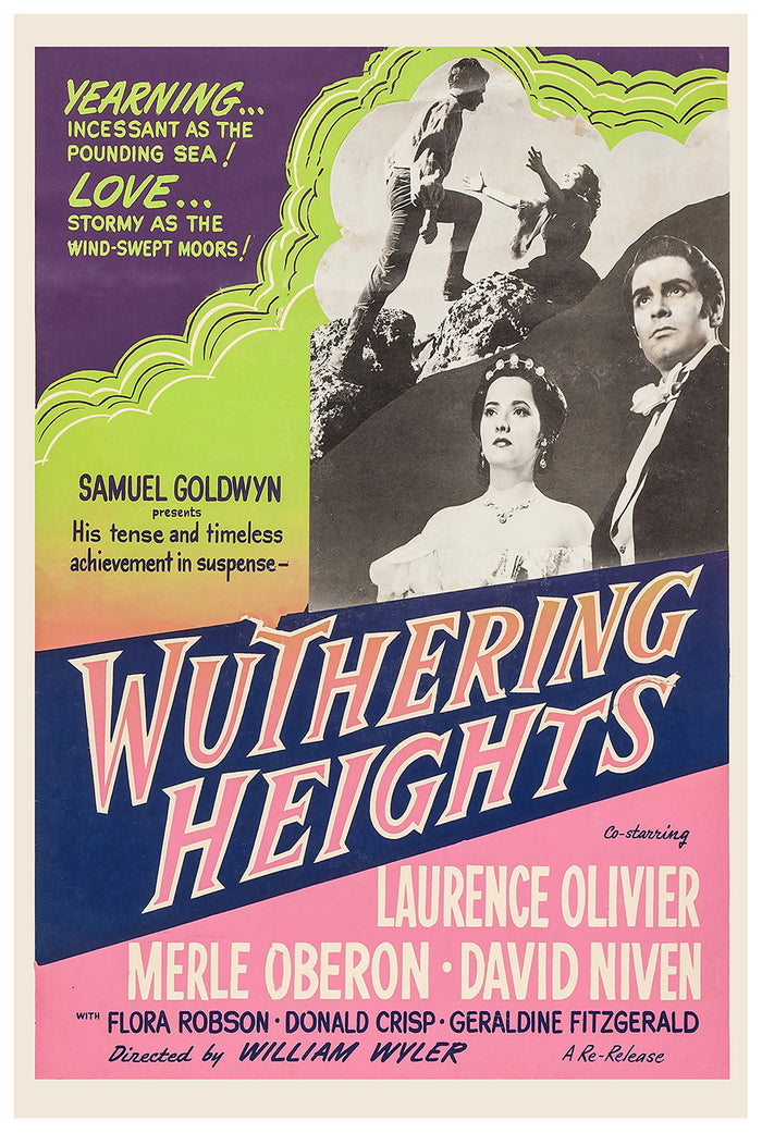 Wuthering Heights 1939 - Laurence Olivier - US 3 - Classic Movie Poster