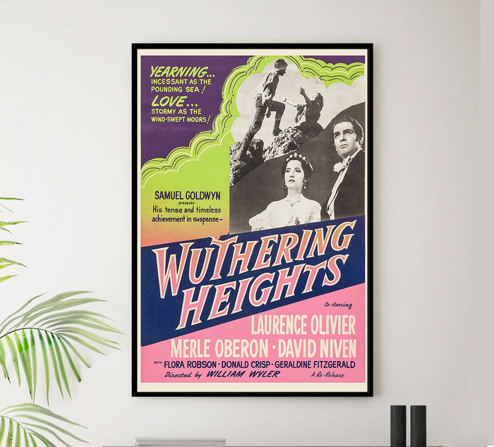Wuthering Heights 1939 - Laurence Olivier - US 3 - Classic Movie Poster
