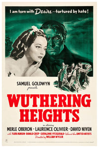 Wuthering Heights 1939 - Laurence Olivier - US - Classic Movie Poster