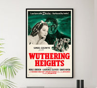 Wuthering Heights 1939 - Laurence Olivier - US - Classic Movie Poster