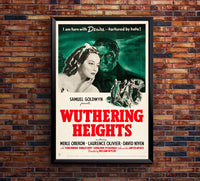 Wuthering Heights 1939 - Laurence Olivier - US - Classic Movie Poster