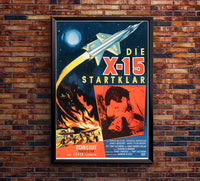 X-15 1961 - Charles Bronson - Germany - Classic Movie Poster