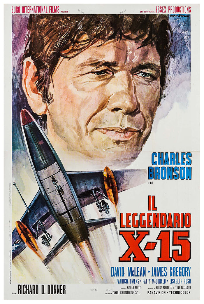 X-15 1961 - Charles Bronson - Italy - Classic Movie Poster