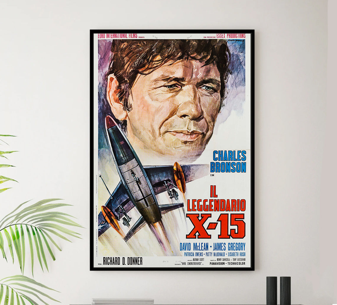 X-15 1961 - Charles Bronson - Italy - Classic Movie Poster
