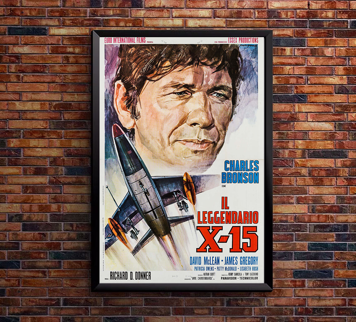 X-15 1961 - Charles Bronson - Italy - Classic Movie Poster