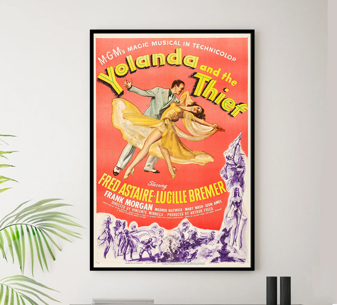 Yolanda and the Thief 1945 - Fred Astaire - US - Classic Movie Poster