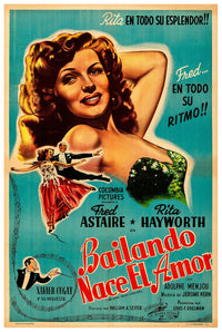 You Were Never Lovelier 1942 - Fred Astaire - Argentina - Classic Movie Poster