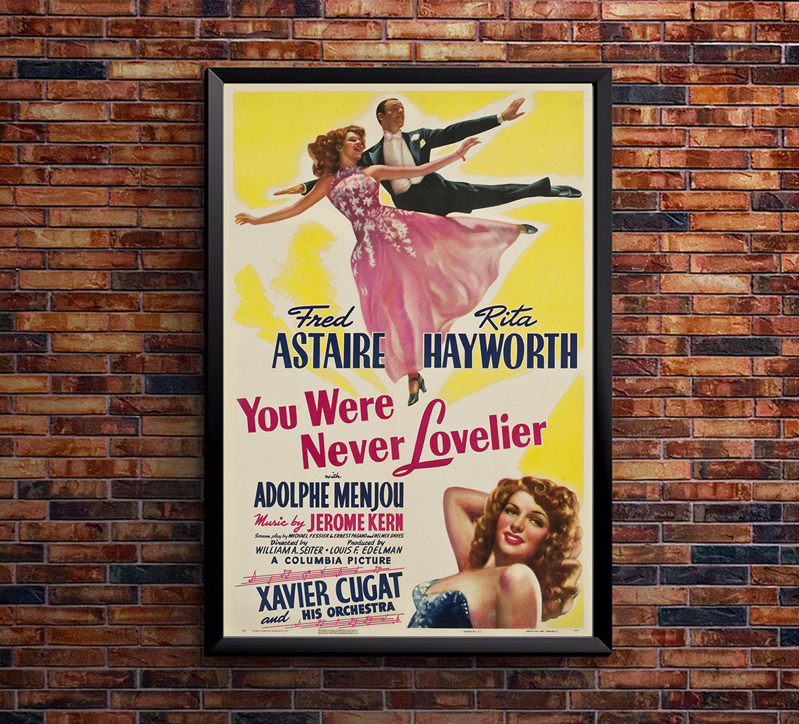 You Were Never Lovelier 1942 - US - Classic Movie Poster