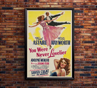 You Were Never Lovelier 1942 - US - Classic Movie Poster
