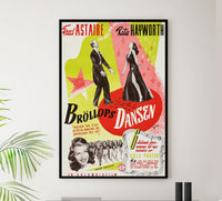 You'll Never Get Rich 1941 - Fred Astaire - Sweden (2) - Classic Movie Poster