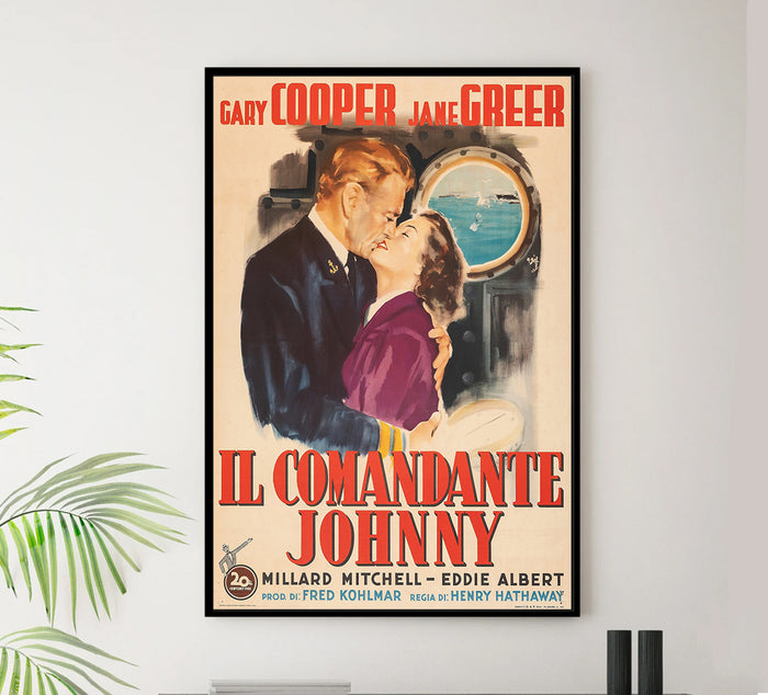 You're in the Navy Now 1951 - Gary Cooper - Italy - Classic Movie Poster
