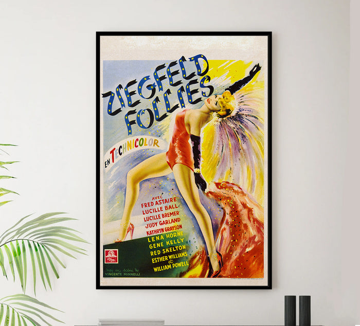 Ziegfeld Follies 1945 - Fred Astaire - Belgium - Classic Movie Poster