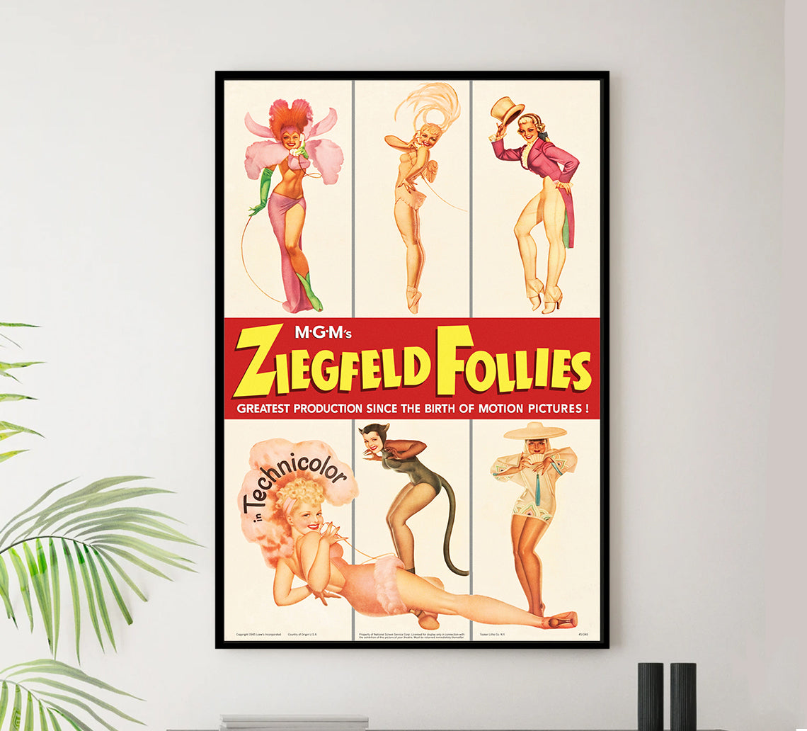 Ziegfeld Follies 1945 - Fred Astaire - US (2) - Classic Movie Poster