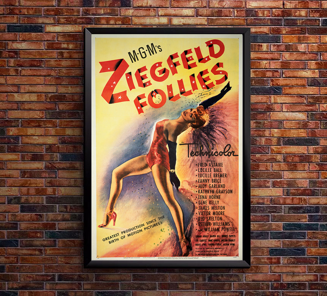 Ziegfeld Follies 1945 - Fred Astaire - US - Classic Movie Poster