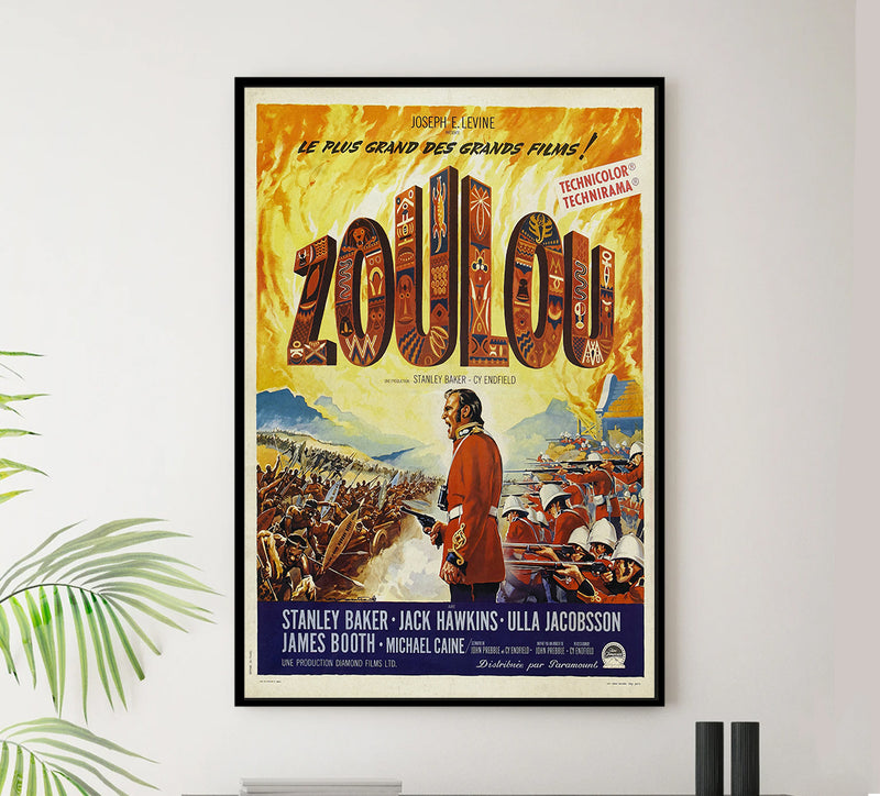 Zulu 1964 - Richard Burton - France - Classic Movie Poster