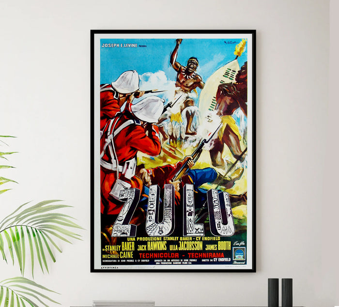 Zulu 1964 - Richard Burton - Italy 2 - Classic Movie Poster