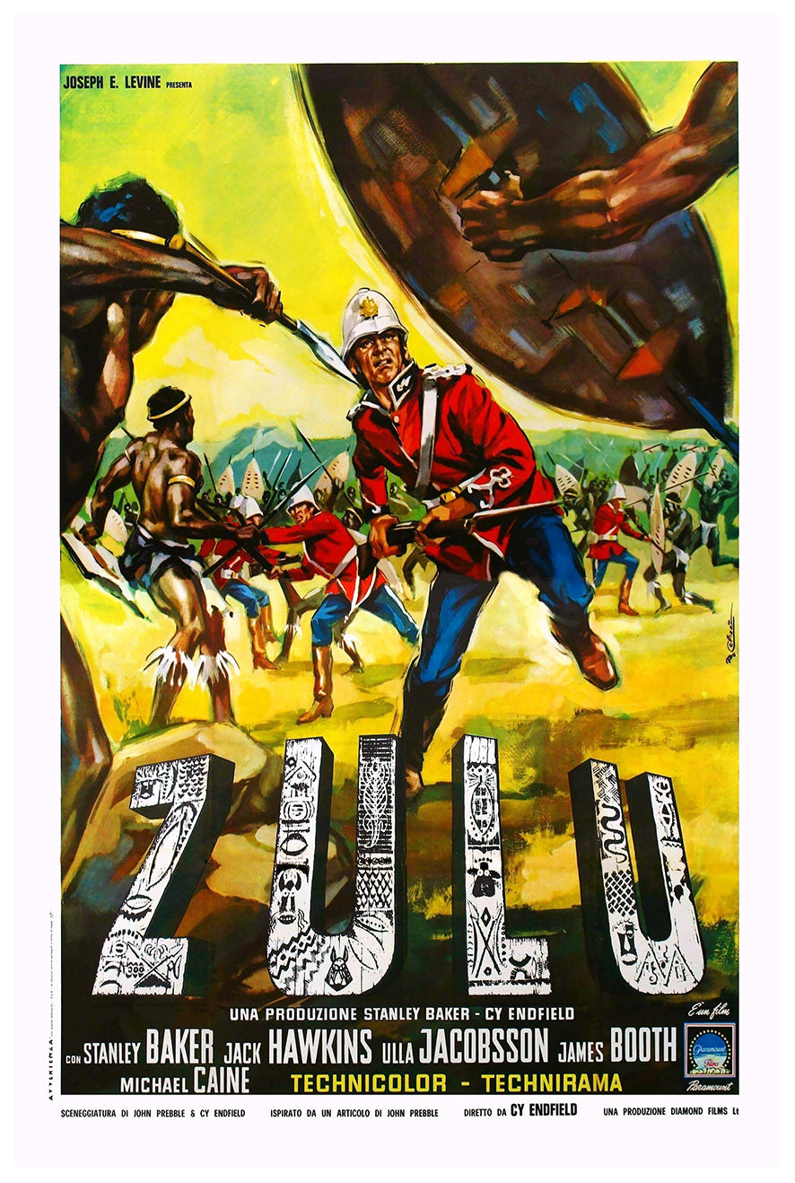 Zulu 1964 - Richard Burton - Italy 3 - Classic Movie Poster