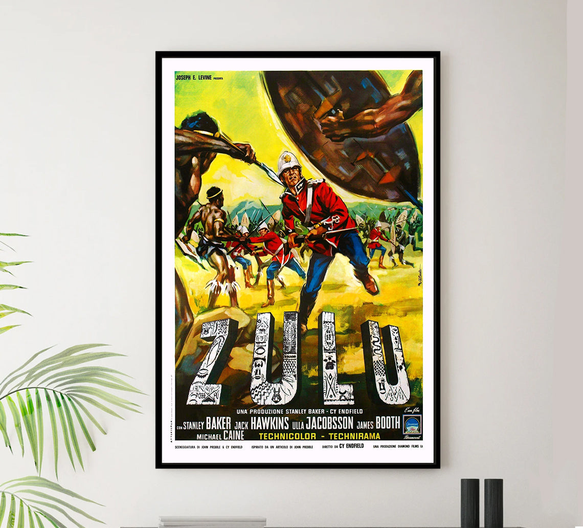 Zulu 1964 - Richard Burton - Italy 3 - Classic Movie Poster