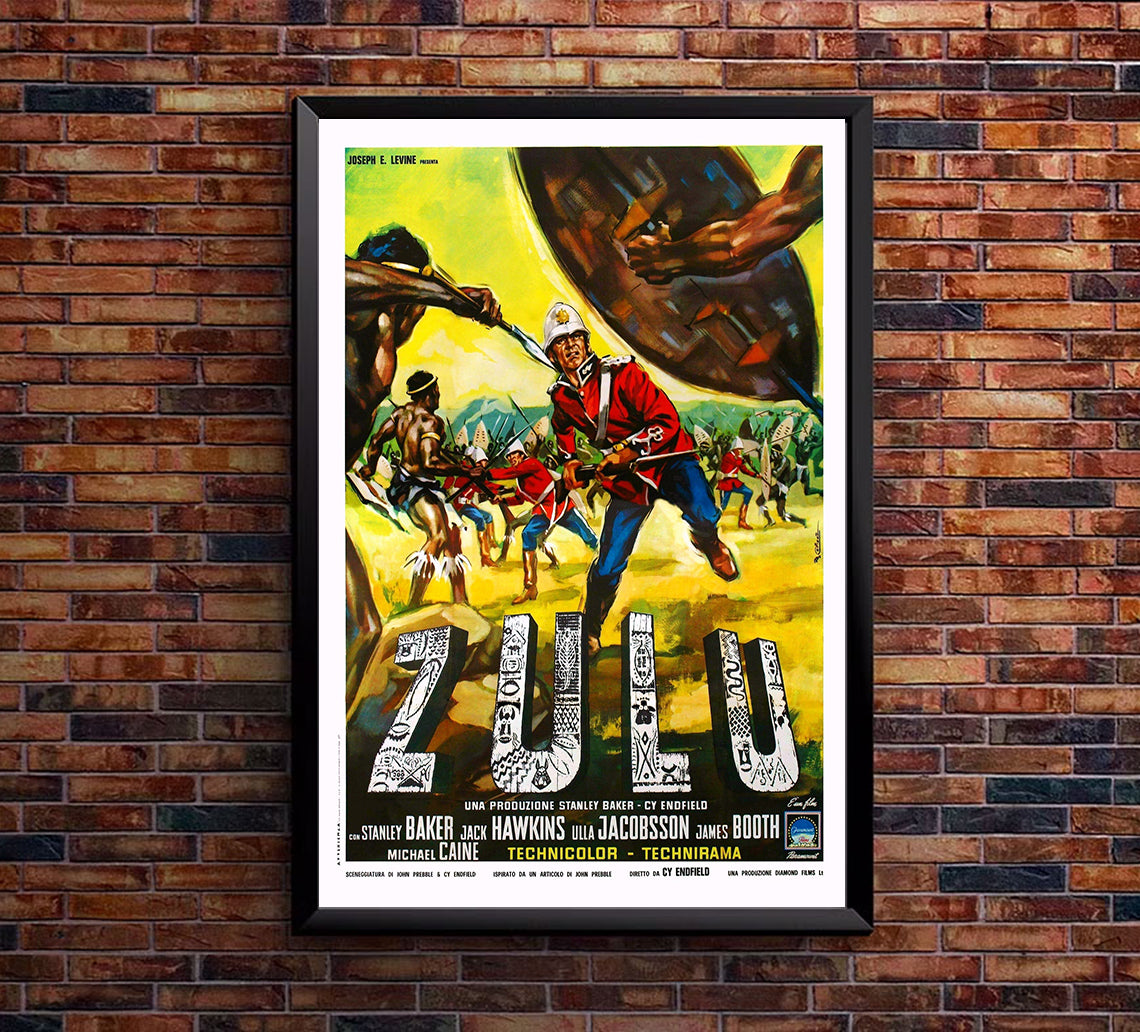 Zulu 1964 - Richard Burton - Italy 3 - Classic Movie Poster