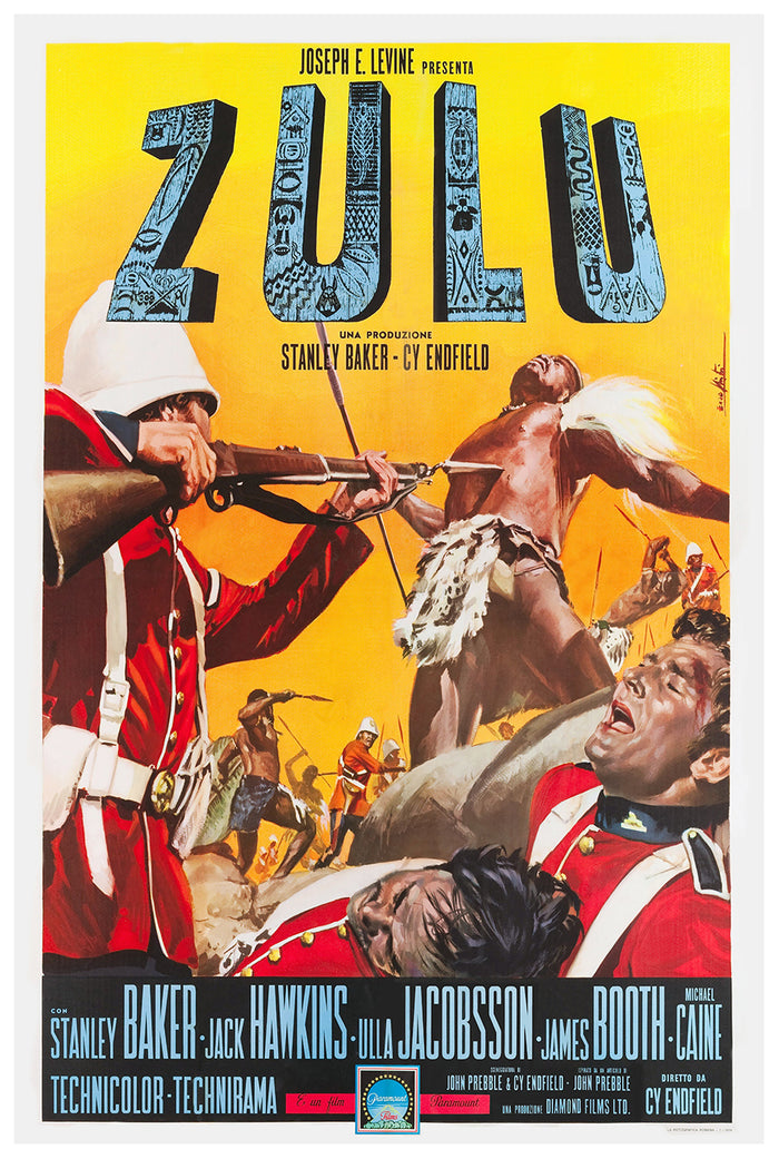 Zulu 1964 - Richard Burton - Italy - Classic Movie Poster