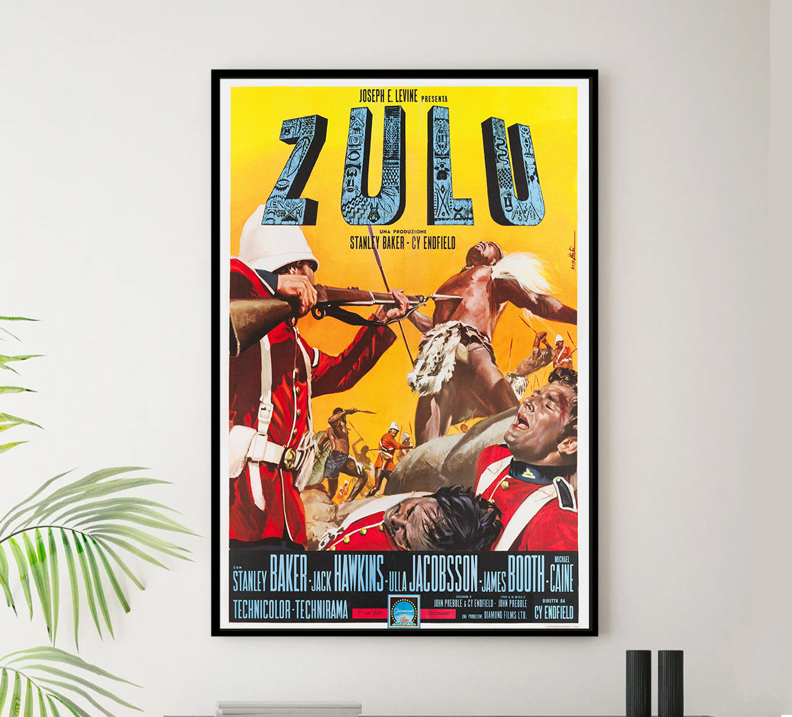 Zulu 1964 - Richard Burton - Italy - Classic Movie Poster