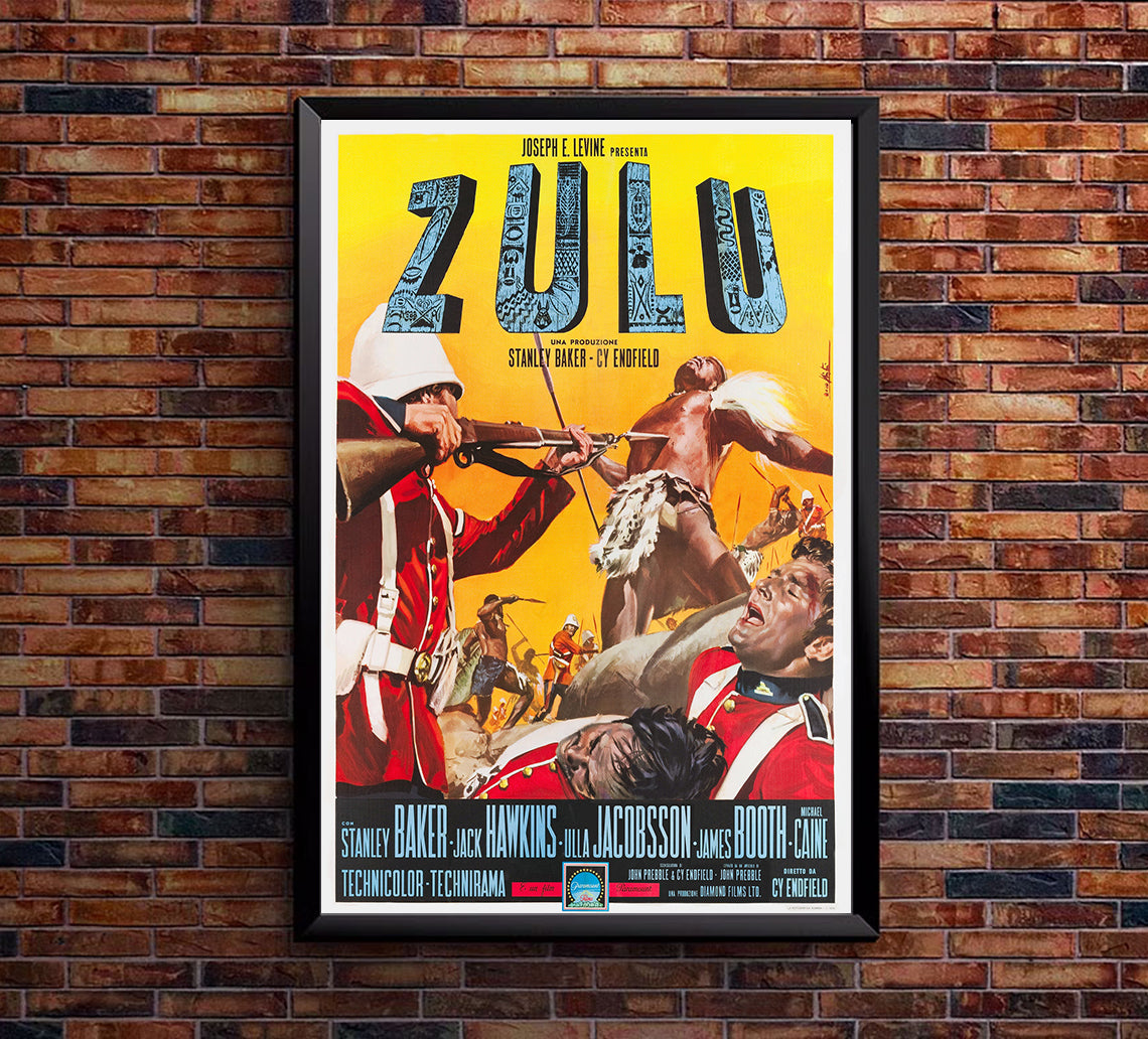 Zulu 1964 - Richard Burton - Italy - Classic Movie Poster