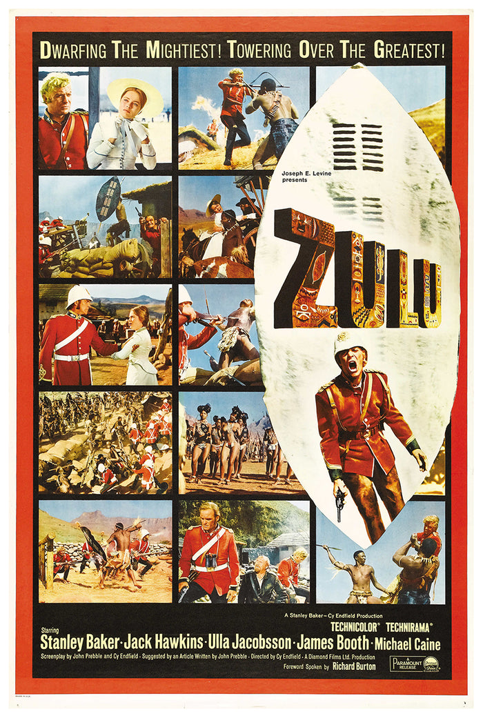Zulu 1964 - Richard Burton - US 2 - Classic Movie Poster