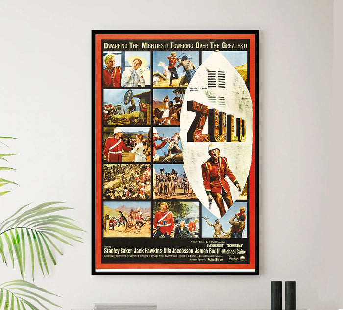 Zulu 1964 - Richard Burton - US 2 - Classic Movie Poster