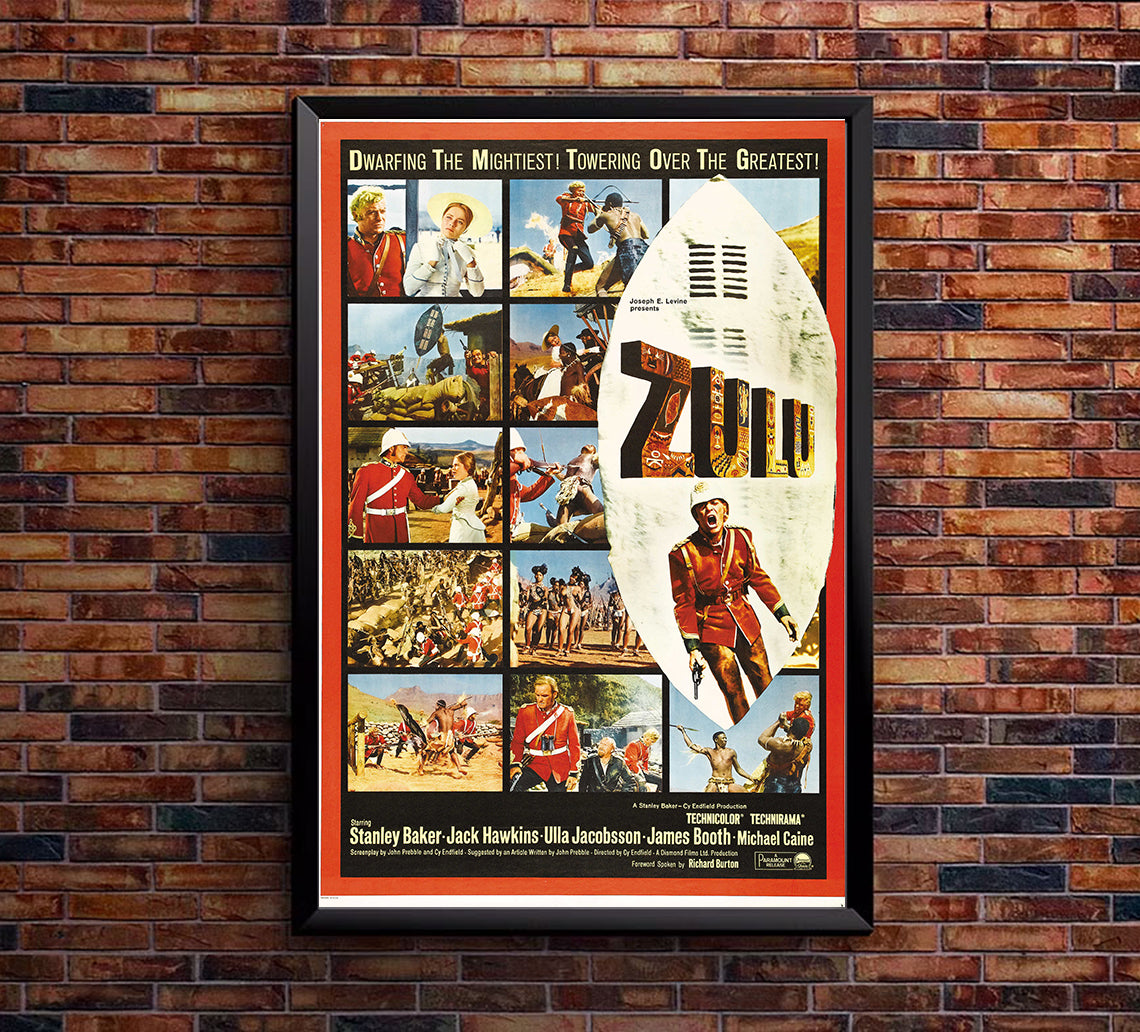 Zulu 1964 - Richard Burton - US 2 - Classic Movie Poster