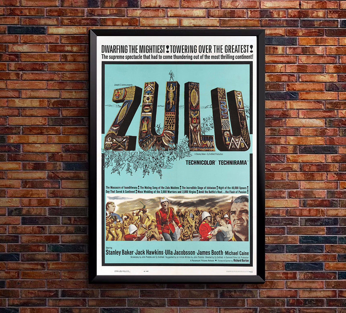 Zulu 1964 - Richard Burton - US - Classic Movie Poster