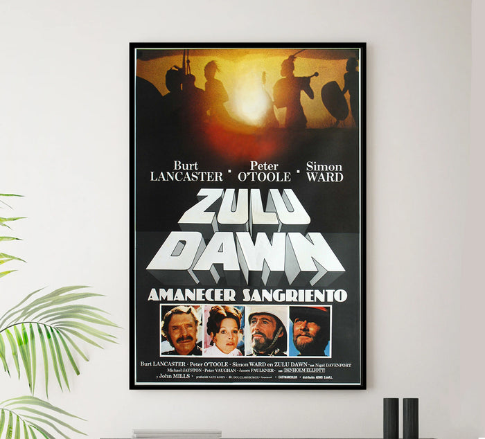 Zulu Dawn 1979 - Burt Lancaster - Argentina - Classic Movie Poster