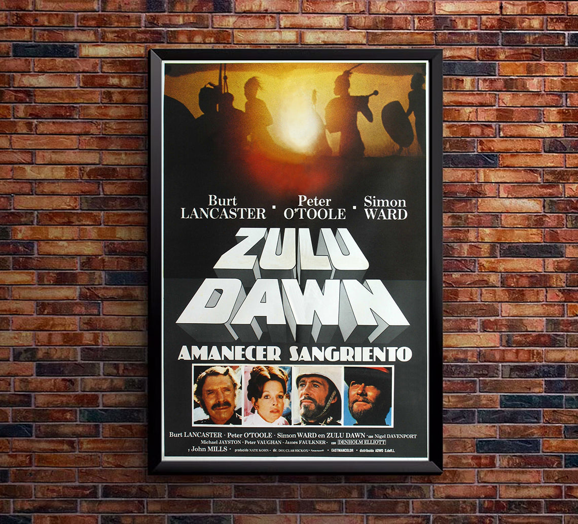 Zulu Dawn 1979 - Burt Lancaster - Argentina - Classic Movie Poster