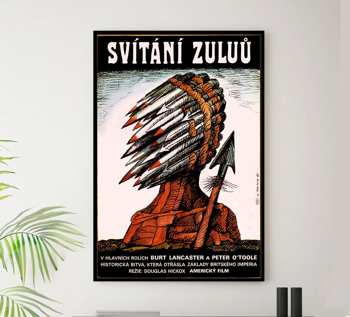 Zulu Dawn 1979 - Burt Lancaster - Czech Republic - Classic Movie Poster