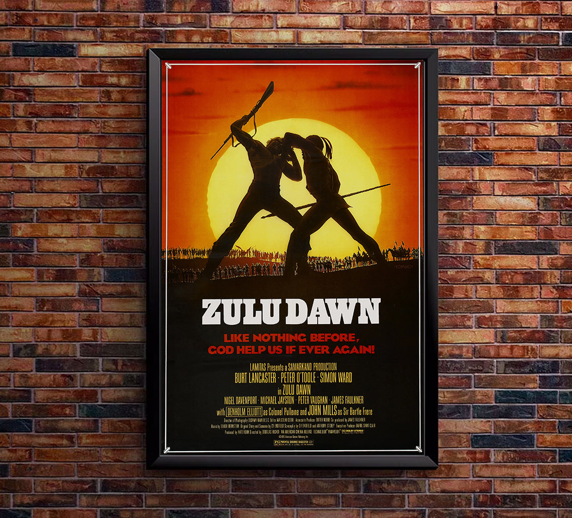 Zulu Dawn 1979 - Burt Lancaster - US - Classic Movie Poster