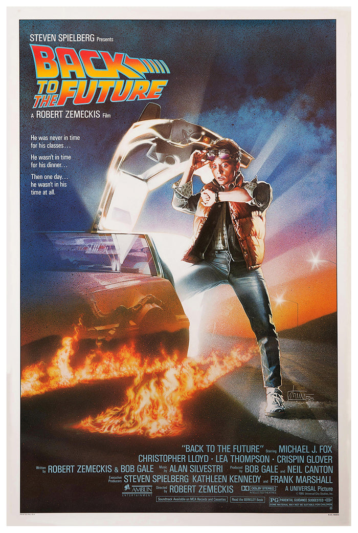 Back to the Future - Vintage Classic Movie Poster