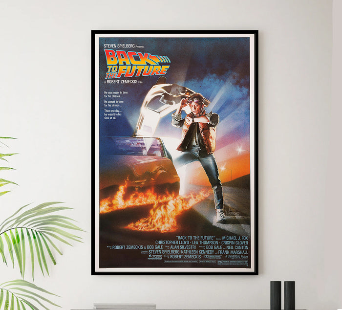 Back to the Future - Vintage Classic Movie Poster