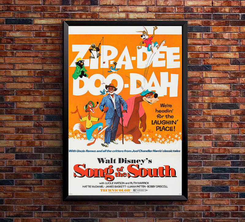 Song of the South - US Version 2 - Vintage Disney Poster