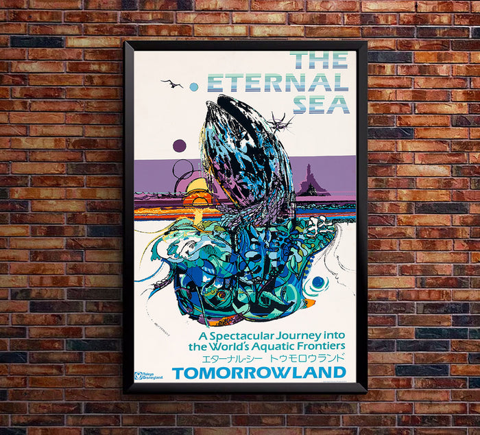 The Eternal Sea - Attraction - Tokyo Disneyland - Vintage Disney Poster