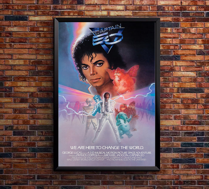 Captain EO - Michael Jackson - Disneyland - Vintage Disney Poster