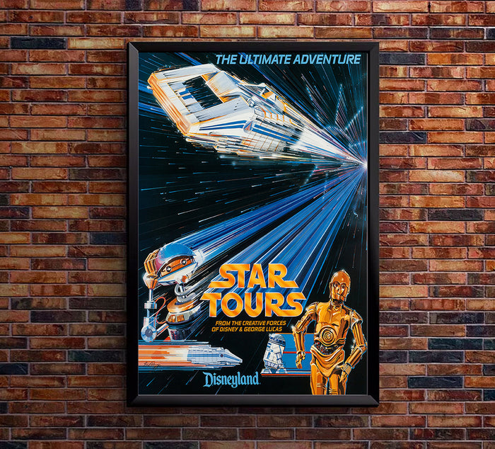 Star Tours - Disneyland - Vintage Disney Poster