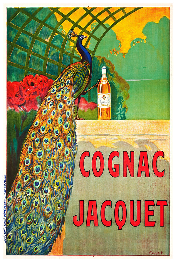 Jacquet - Cognac  - Vintage Advertising Poster