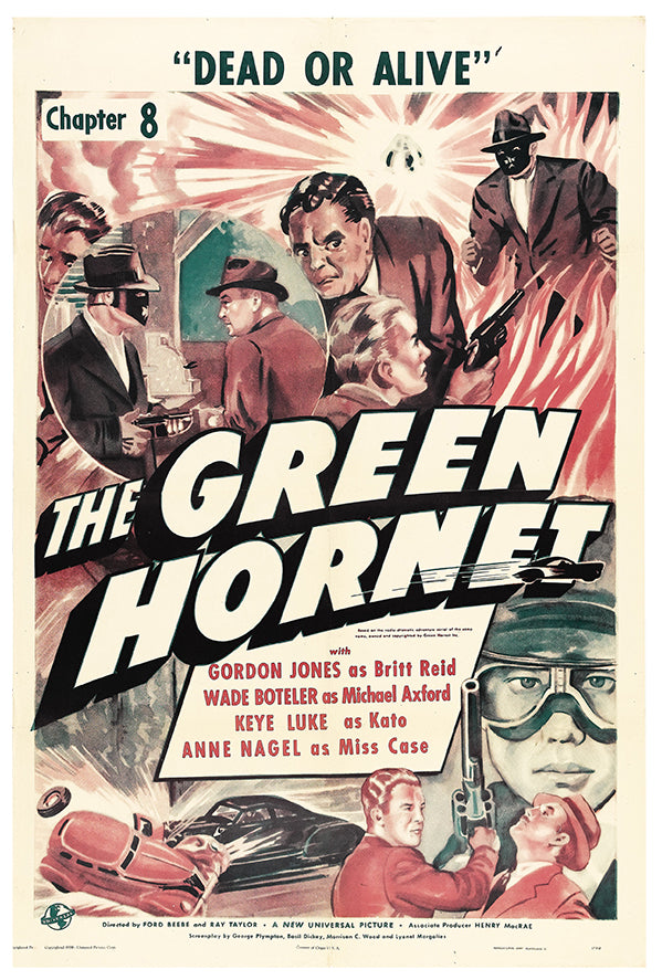 The Green Hornet - 1940 - Vintage Movie Poster