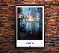 Endor - Star Tours -  Disneyland - Vintage Disney Poster