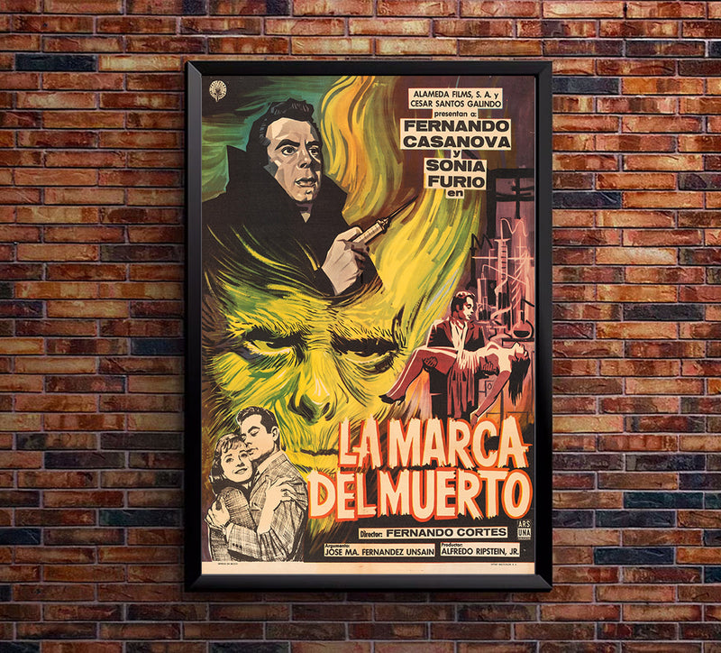 The Mark of the Dead - Mexican Horror Movie Poster