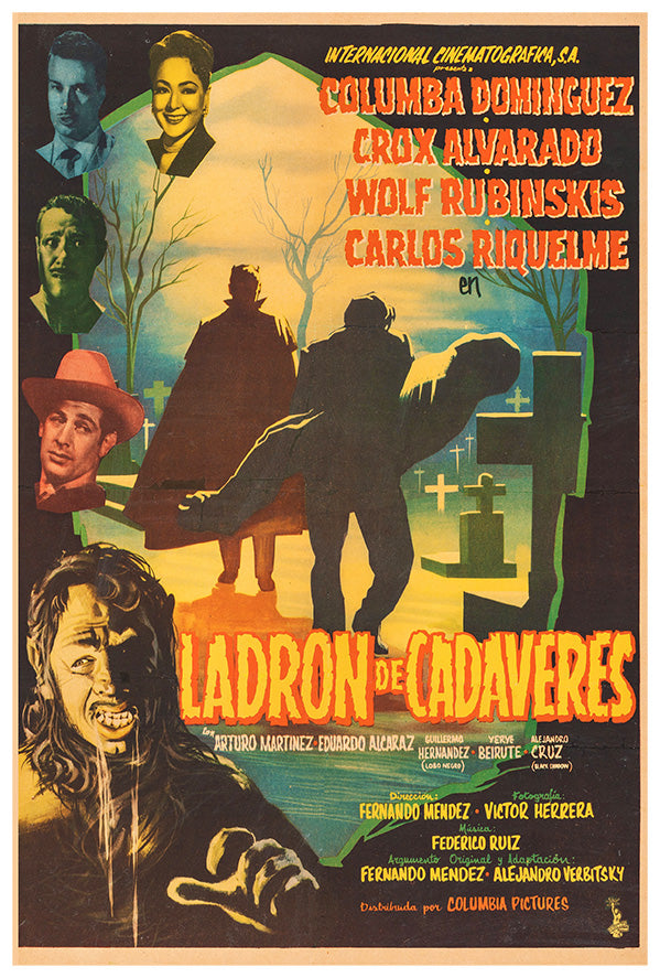 The Corpse Thief - Mexican Horror Movie Poster