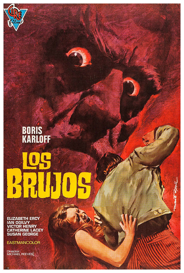 The Sorcerers - Boris Karloff- Mexican Horror Movie Poster