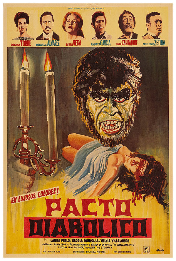 Diabolic Pact - Mexican Horror Movie Poster