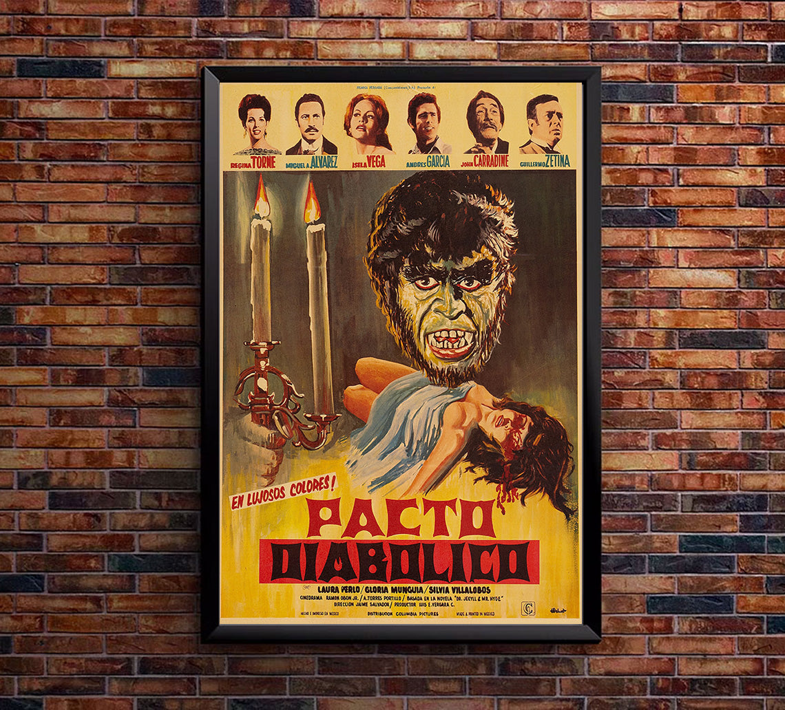 Diabolic Pact - Mexican Horror Movie Poster