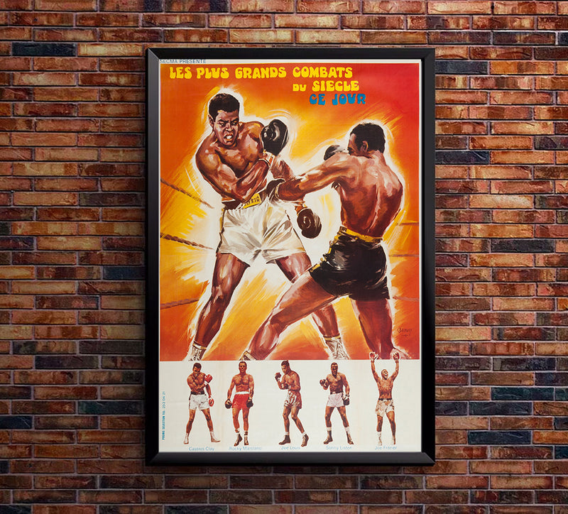 Muhammad Ali - French Boxing - Vintage Boxing Poster