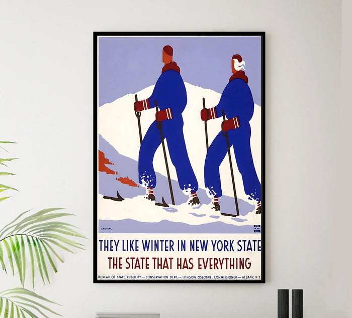New York - The State That Has Every Thing - Vintage Travel Poster